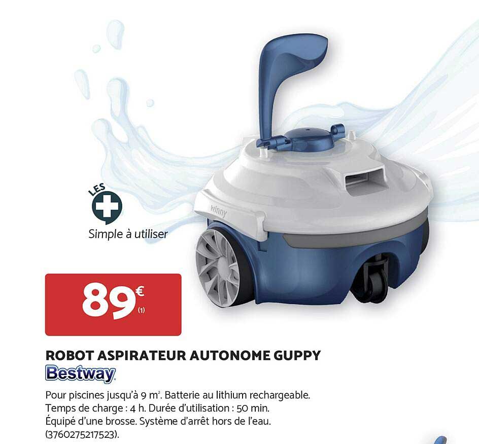 ROBOT ASPIRATEUR AUTONOME GUPPY