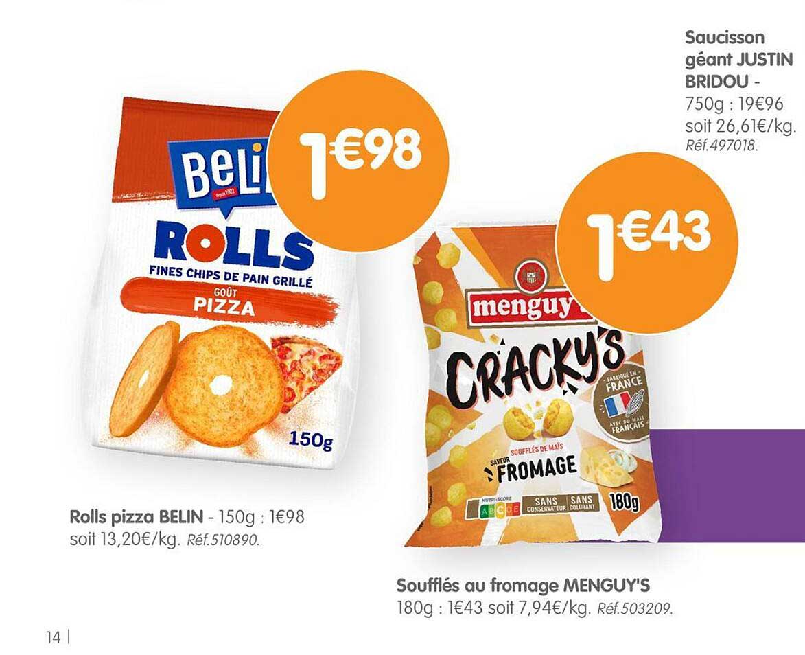 Rolls pizza BELIN - 150g