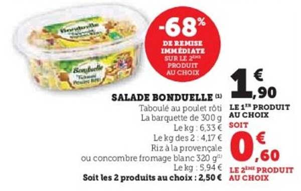 SALADE BONDUELLE