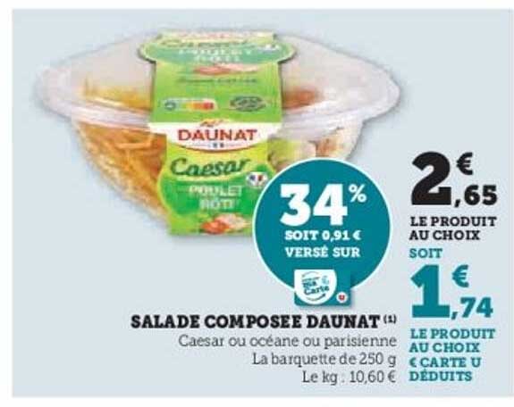 SALADE COMPOSEE DAUNAT