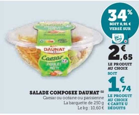 SALADE COMPOSEE DAUNAT