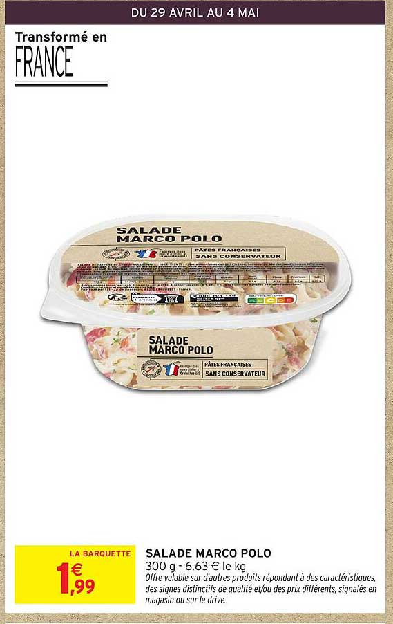 SALADE MARCO POLO