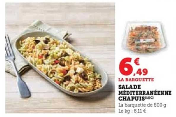 SALADE MÉDITERRANÉENNE CHAPUIS