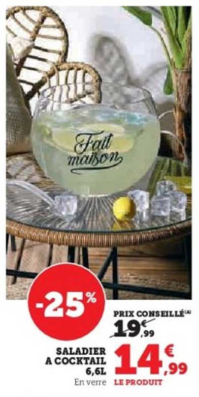 SALADIER A COCKTAIL 6,6L