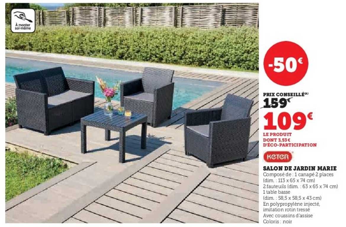 SALON DE JARDIN MARIE