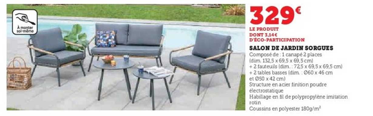 SALON DE JARDIN SORGUES