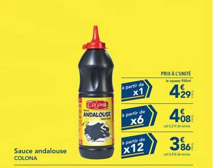 Sauce andalouse COLONA
