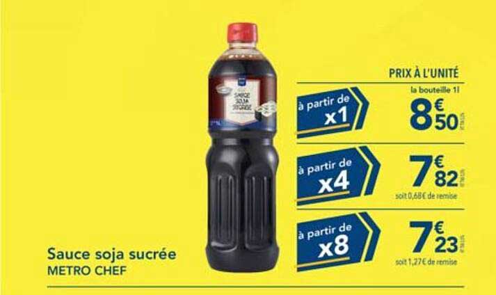 Sauce soja sucrée METRO CHEF