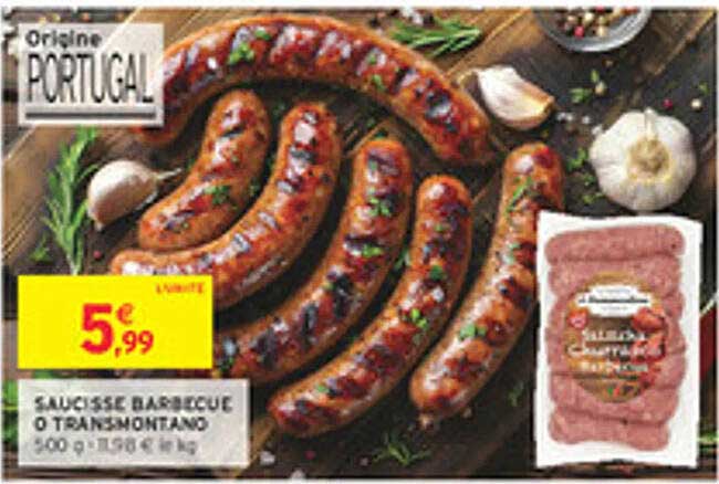 Saucisse Barbecue O Transmontano
