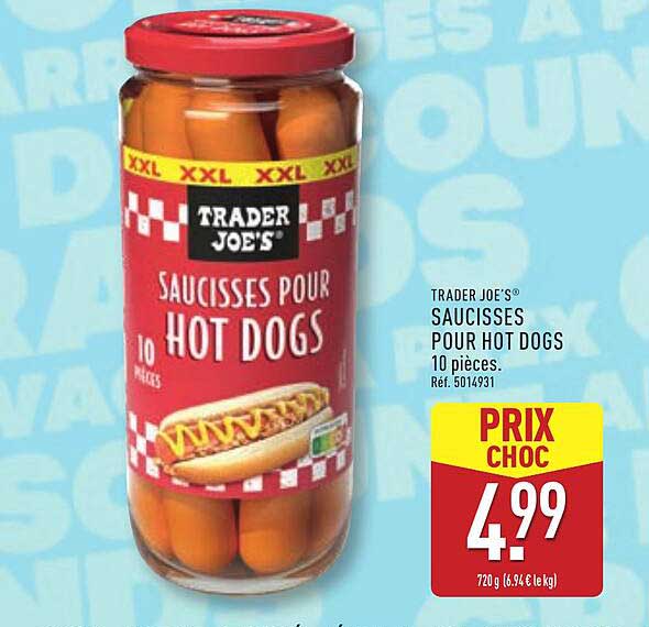 Saucisses pour Hot Dogs
