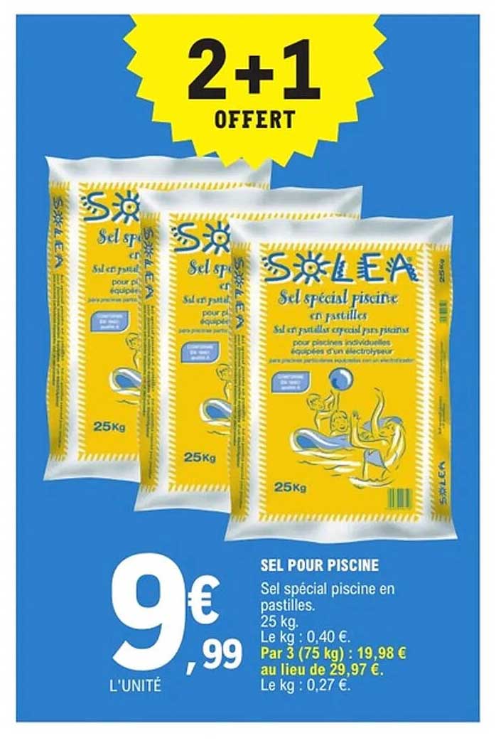 SEL POUR PISCINE
