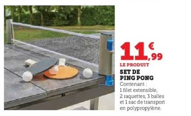SET DE PING PONG