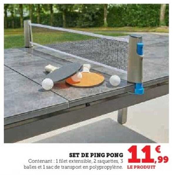 SET DE PING PONG