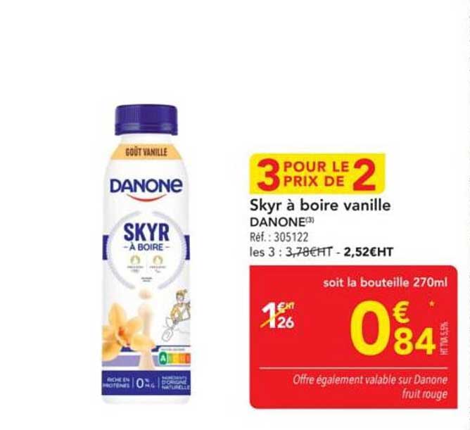 Skyr à boire vanille