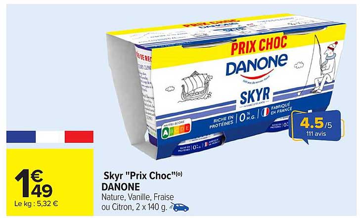 Skyr "Prix Choc"(o) DANONE