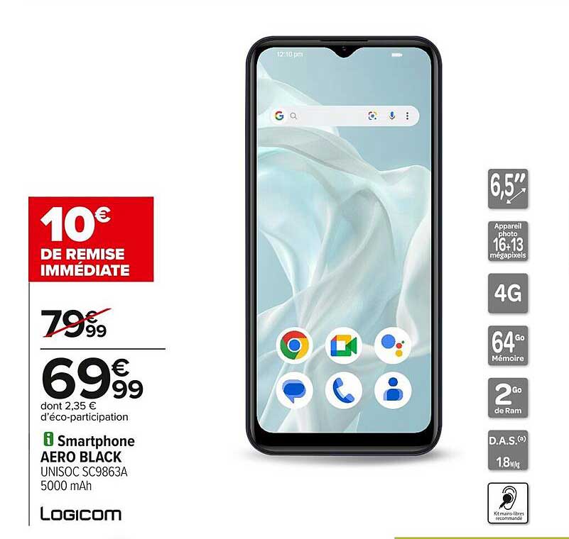 Smartphone AERO BLACK