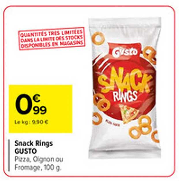 Snack Rings GUSTO