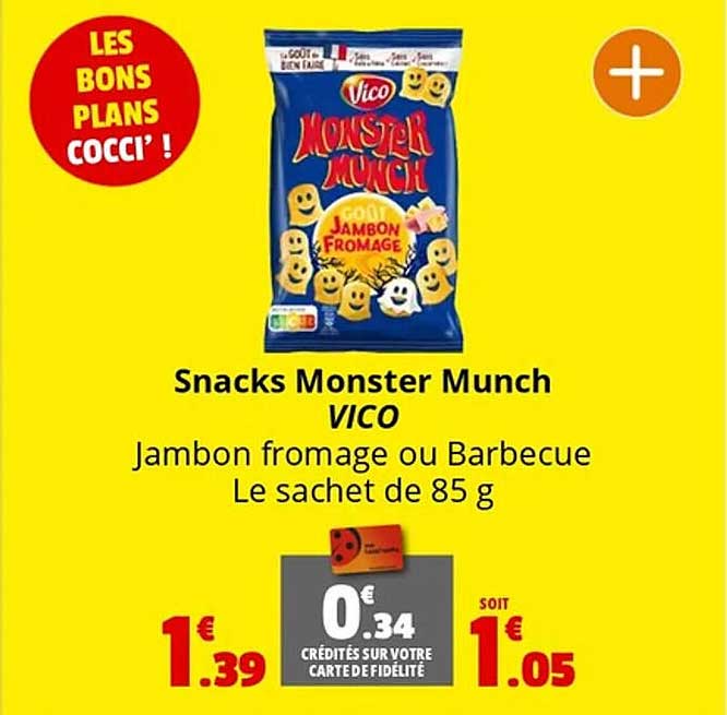 Snacks Monster Munch VICO