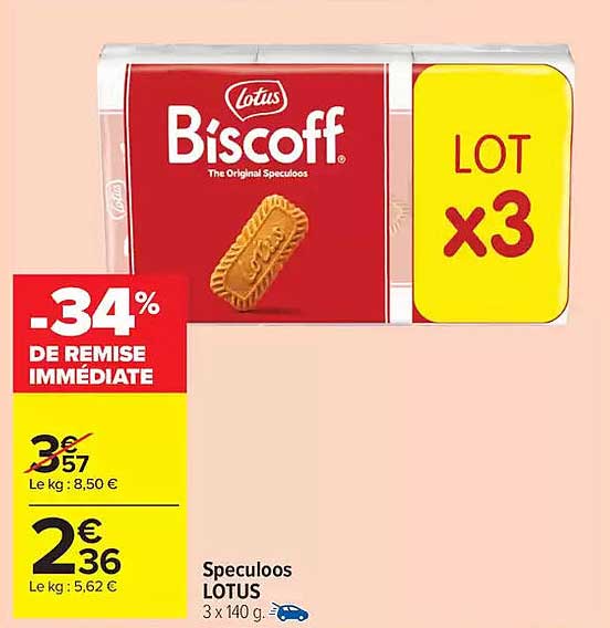 SPECULOOS LOTUS 3 x 140 g