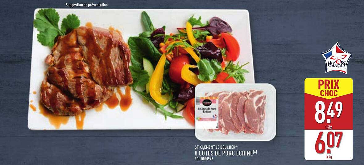 ST-CLÉMENT LE BOUCHER® 8 CÔTES DE PORC ÉCHINE(A)