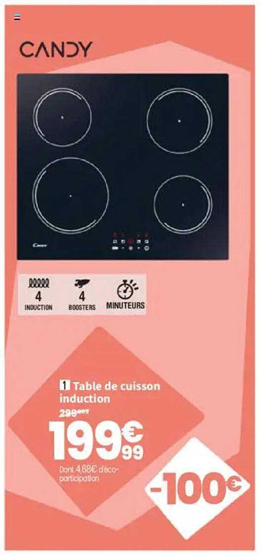 Table de cuisson induction