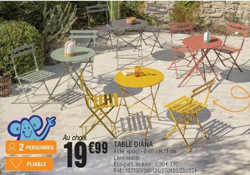 TABLE DIANA