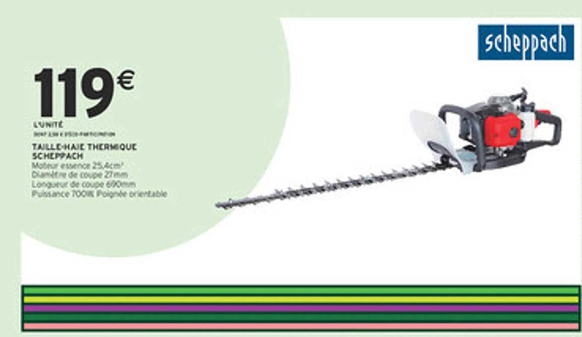 TAILLE-HAIE THERMIQUE SCHEPPACH