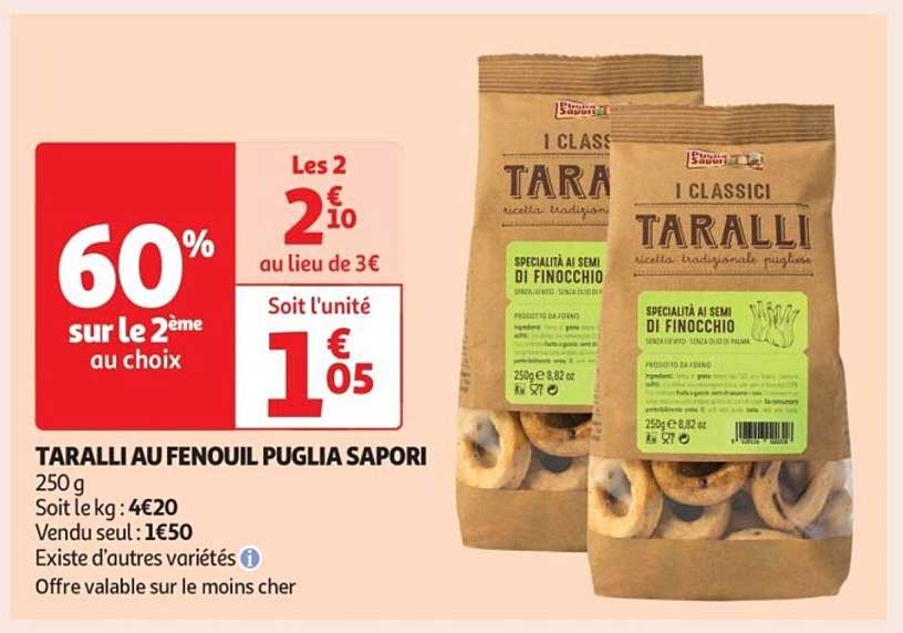 TARALLI AU FENOUIL PUGLIA SAPORI