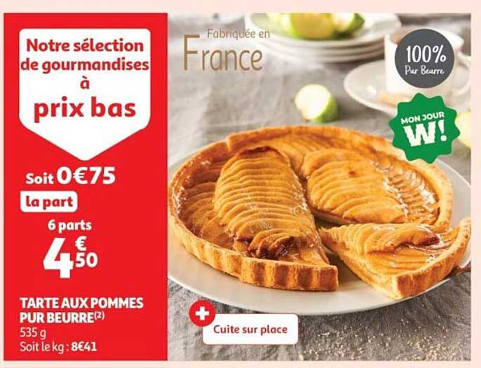 TARTE AUX POMMES PUR BEURRE