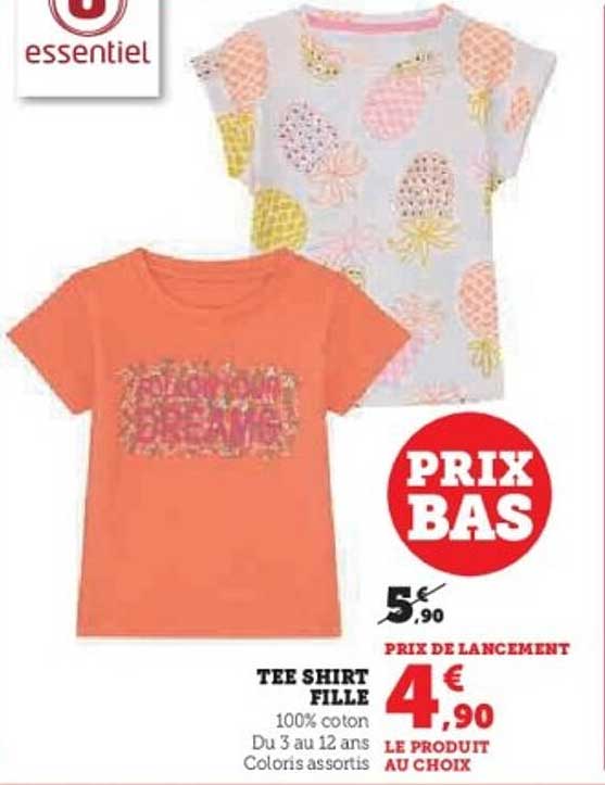 Tee Shirt Fille
