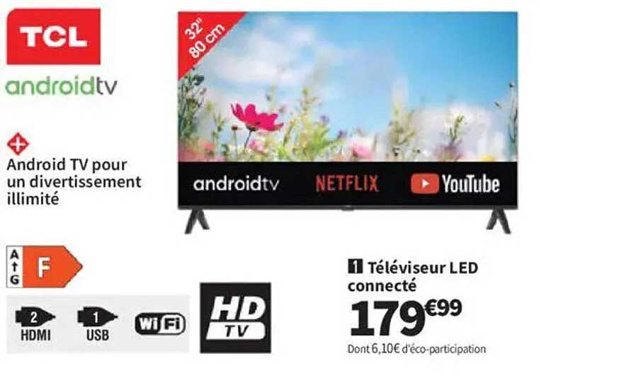 Téléviseur LED connecté