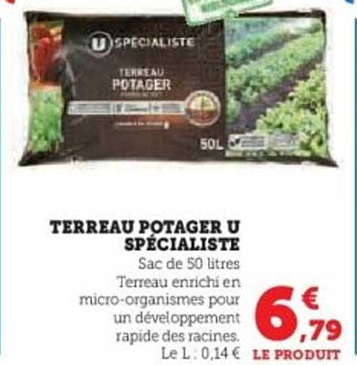 TERREAU POTAGER U SPÉCIALISTE