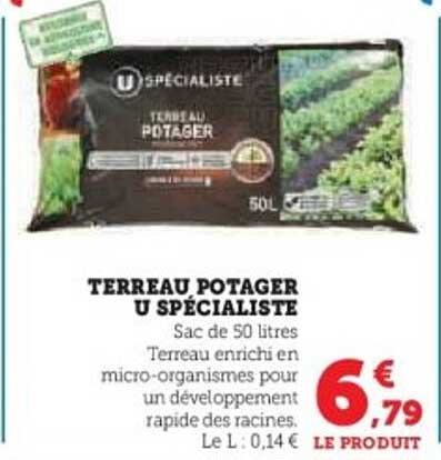 TERREAU POTAGER U SPÉCIALISTE