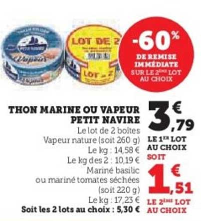 THON MARINE OU VAPEUR PETIT NAVIRE