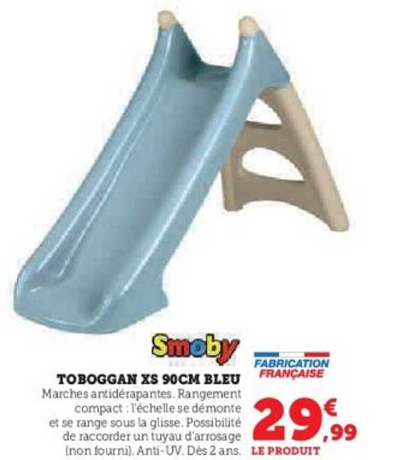 TOBOGGAN XS 90CM BLEU