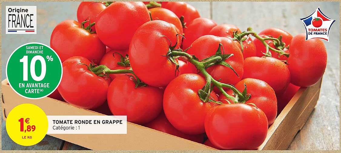 TOMATE RONDE EN GRAPPE