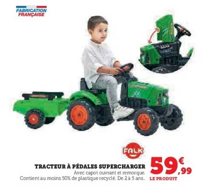 TRACTEUR À PÉDALES SUPERCHARGER