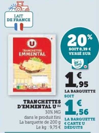 Tranchettes d'Emmental U