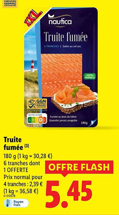 Truite fumée