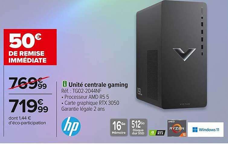 Unité centrale gaming