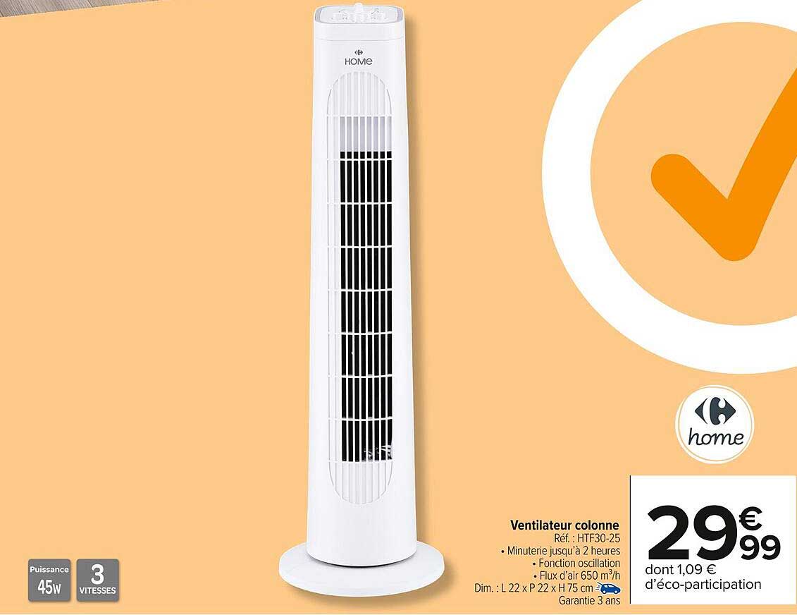 Ventilateur colonne