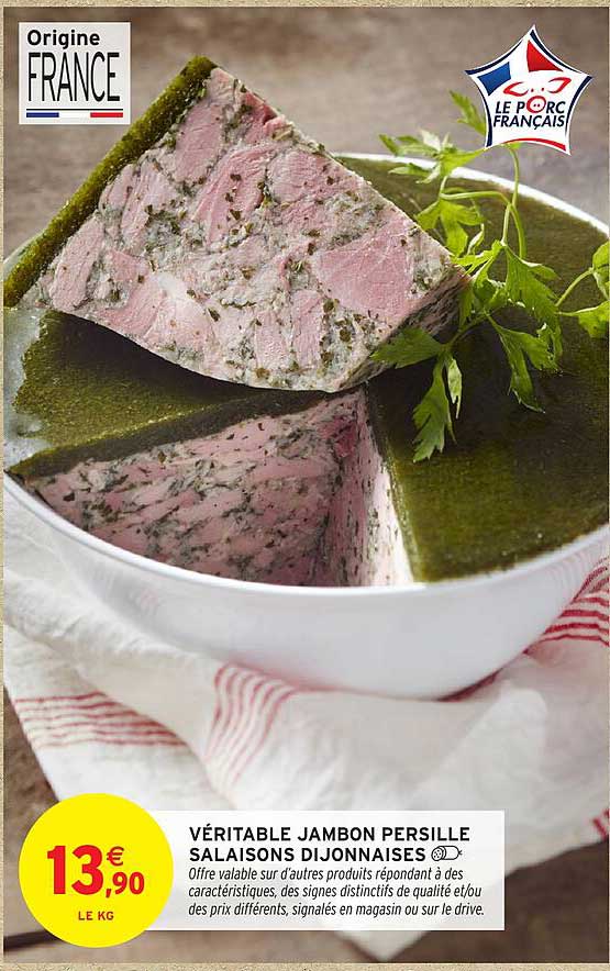 VÉRITABLE JAMBON PERSILLES SALAISONS DIJONNAISES