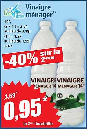 Vinaigre ménager 14°