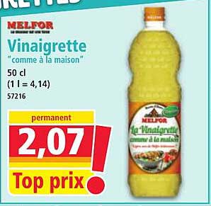 Vinaigrette "comme à la maison"