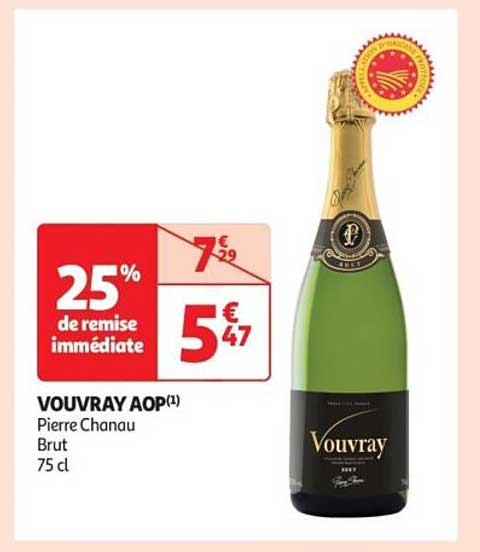 VOUVRAY AOP Pierre Chanau Brut 75 cl