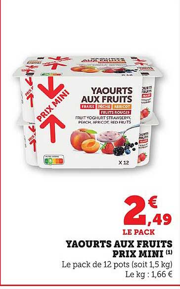 YAOURTS AUX FRUITS