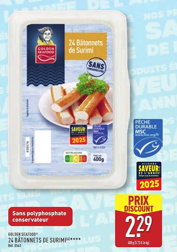 24 Bâtonnets de Surimi