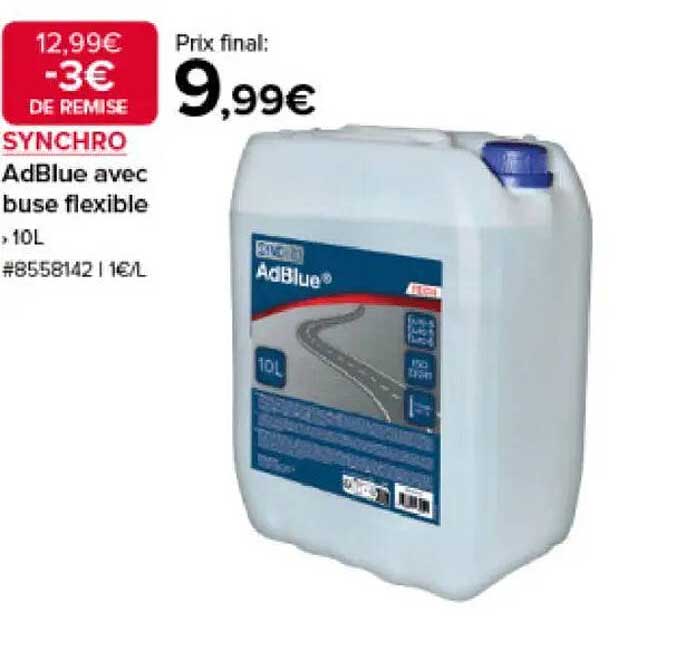 AdBlue avec buse flexible 10L