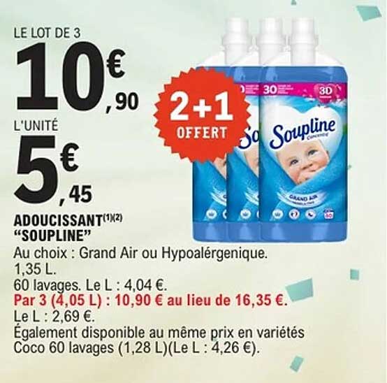 Adoucissant "Soupline"
