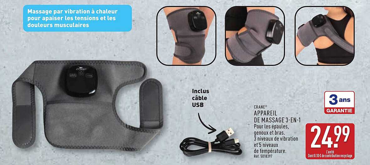 APPAREIL DE MASSAGE 3-EN-1